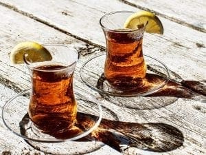 Hot Tea with lemon