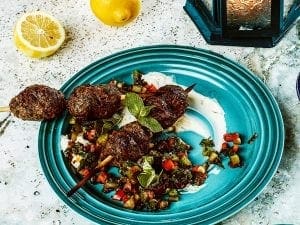 Grilled Levantine Lamb Kofta with Baharat