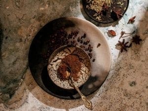 Chinese Five Spice shown on a plate