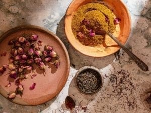 Ras el Hanout shown on a plate