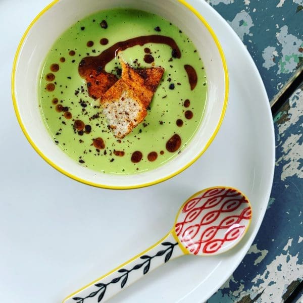 fava bean gazpacho