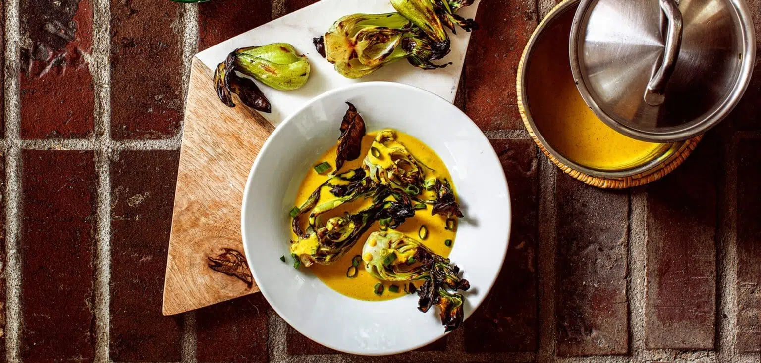 Bok choy curry
