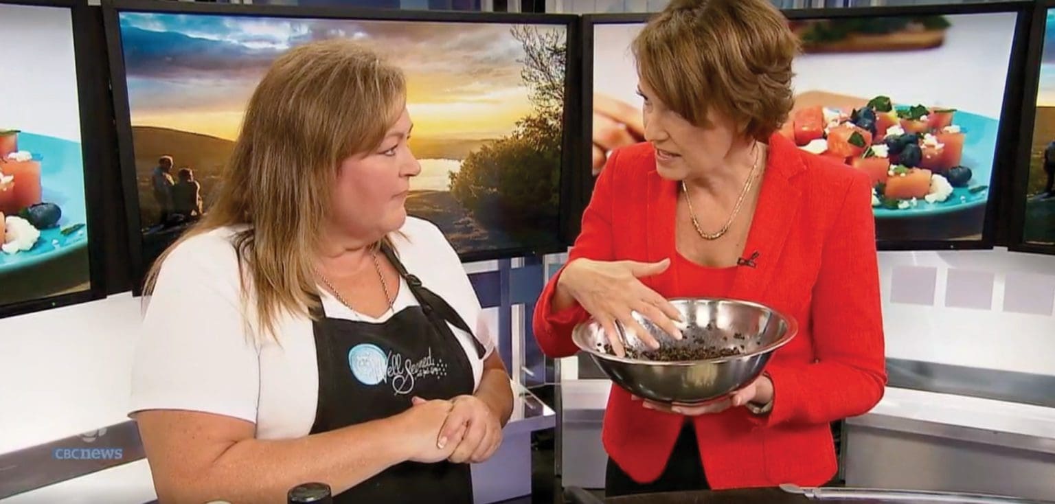 TV interview with well seasons on CBC